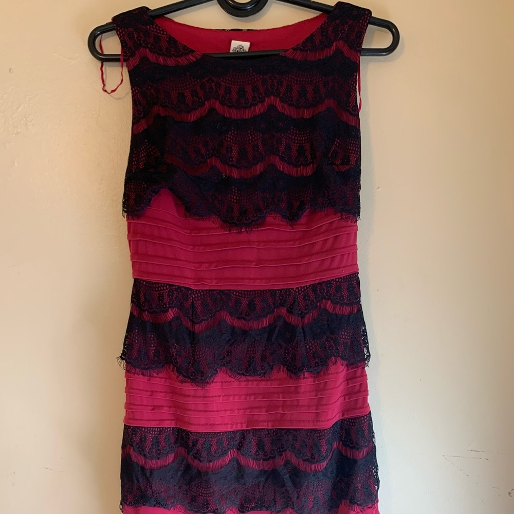 Black and Red Sancria Dress